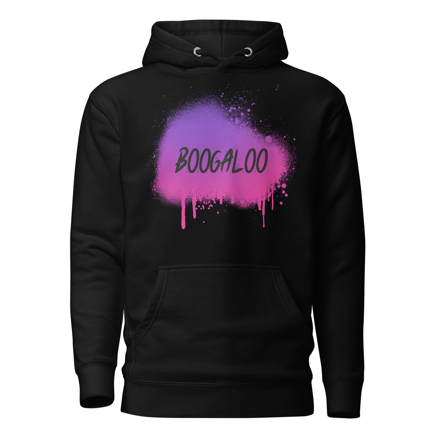 Spray Paint Pink and Purple Hoodie