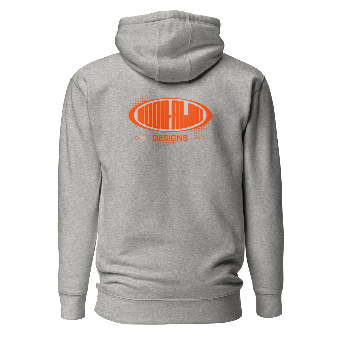 Orange Oval Design Unisex Hoodie