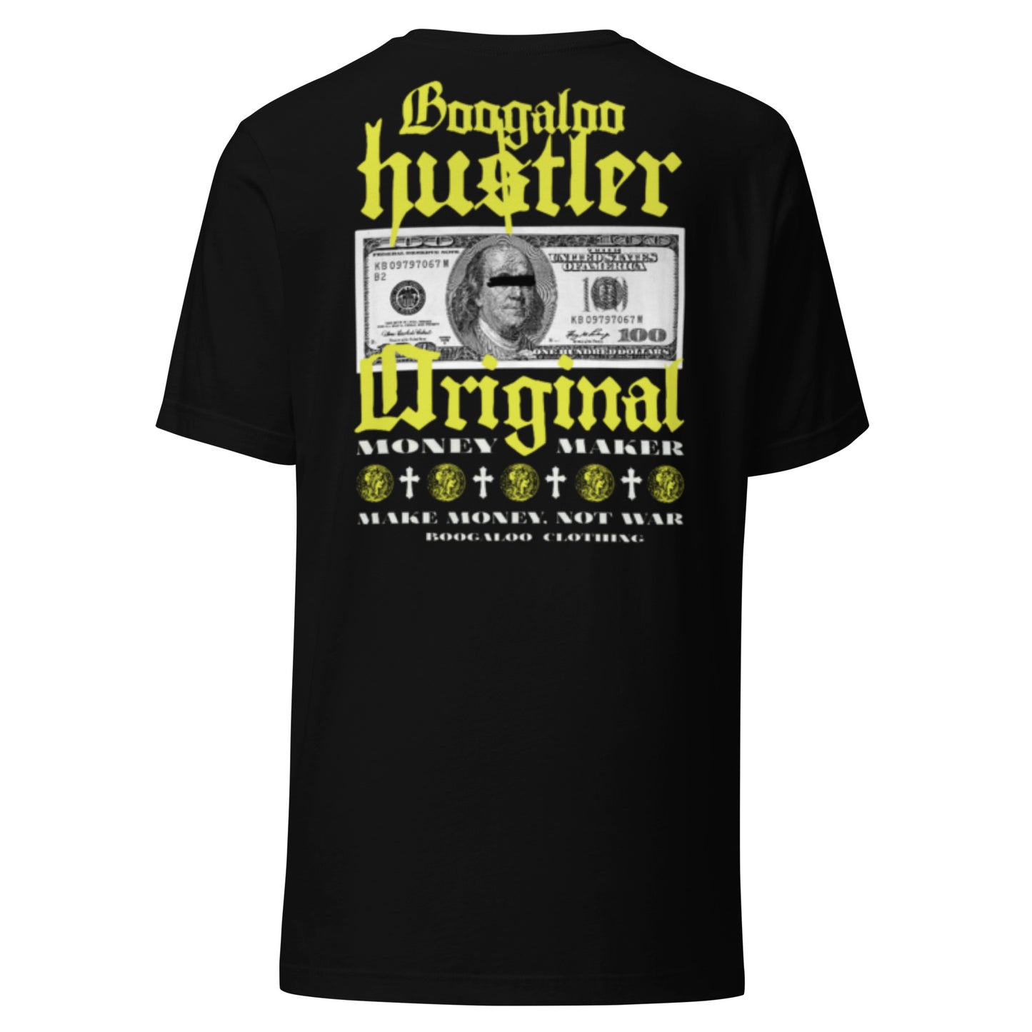 T-Shirt Black Yellow Hustle